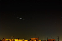 Iridium flare